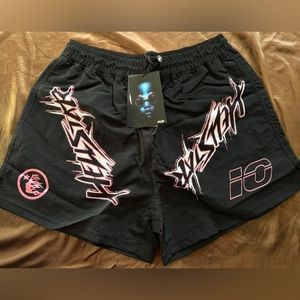 Hellstar Nylon Athletic Shorts- SIZE LARGE- Brand New with NFC for authenticity